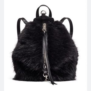 Rebecca Minkoff Faux Fur Mini Julian Backpack!